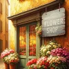 Flower Shop Art Paint By Numbers