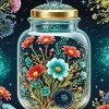 Flowers In A Jar Paint By Numbers