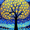 Night Tree Art Paint By Numbers