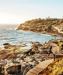 Bondi To Coogee Walk Paint By Numbers