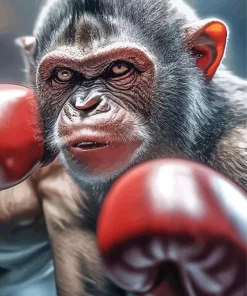 Boxer Monkey Paint By Numbers