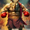 Boxer Rhino Paint By Numbers