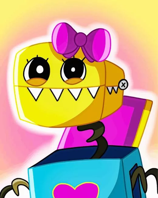 boxy boo girlfriend Paint By Number Boxy Boo Girlfriend Paint By Numbers