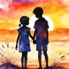 Boy And Girl Paint By Numbers
