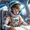 Boy In Space Paint By Numbers