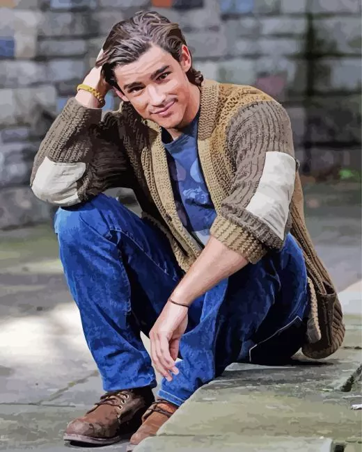 brenton thwaites actor paint by numbers Brenton Thwaites Paint By Numbers