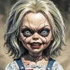 Bride Of Chucky Paint By Numbers