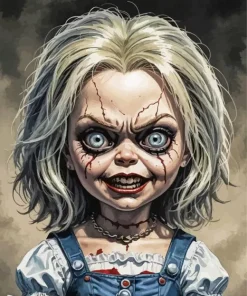Bride Of Chucky Paint By Numbers