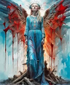 Broken Angel Paint By Numbers