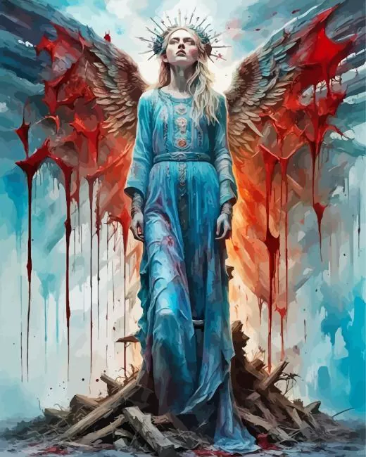 broken angel paint by numbers Broken Angel Paint By Numbers