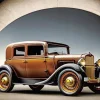 Brown Old Car Paint By Numbers