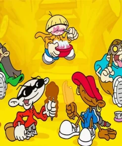 Codename Kids Next Door Paint By Numbers