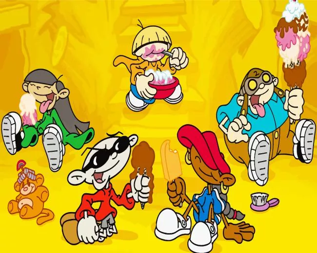 codename kids next door paint by numbers Codename Kids Next Door Paint By Numbers