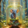 Cool Elephant Fairy Paint By Numbers