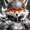 Cool Female Fox Paint By Numbers