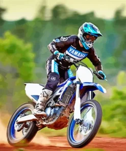 Dirtbike Art Paint By Numbers