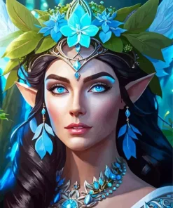 Elven Queen Art Paint By Numbers