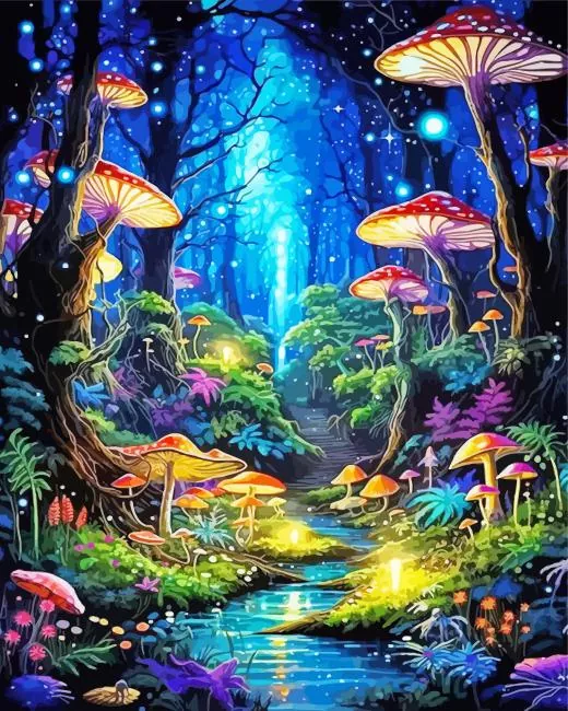 enchanted forest art paint by numbers Enchanted Forest Art Paint By Numbers
