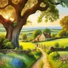 English Countryside Paint By Numbers