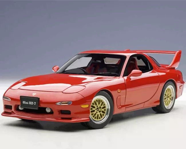 fd rx7 red paint by number Fd Rx7 Red Paint By Numbers