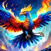 Fire Water Phoenix Paint By Numbers