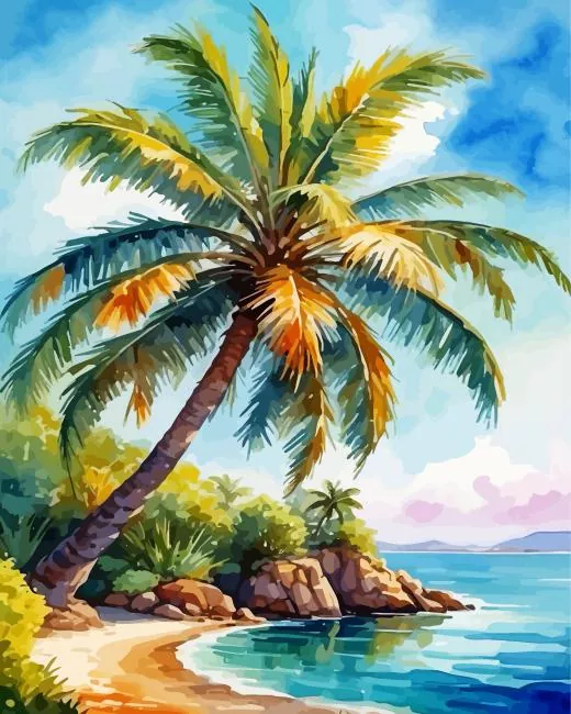 florida sunset paint by numbers Florida Sunset Paint By Numbers
