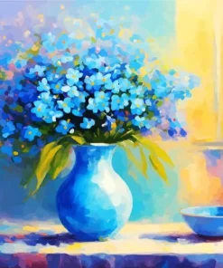 Flowers On Glass Paint By Numbers