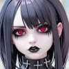 Goth Girl Paint By Numbers