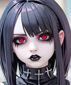 Goth Girl Paint By Numbers