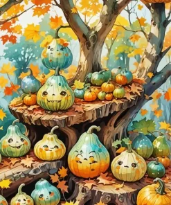 Gourds Paint By Numbers