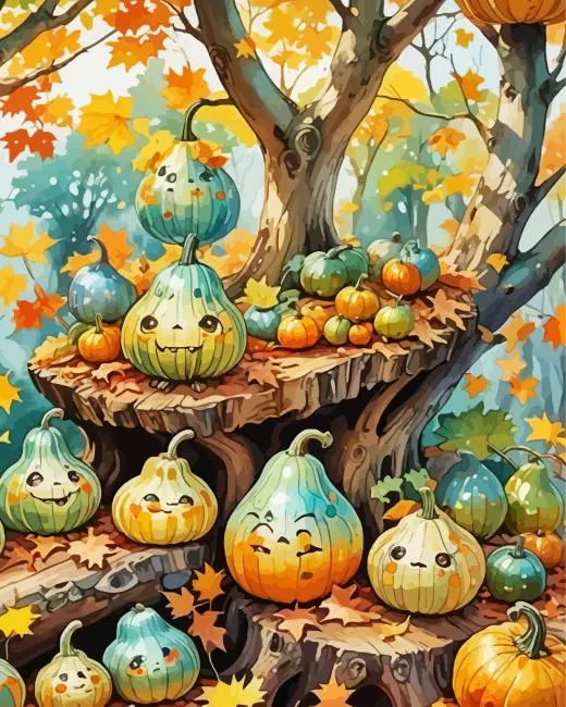 gourds paint by number Gourds Paint By Numbers