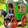 Gypsy Wagon Art Paint By Numbers