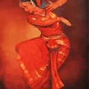 Indian Girl Dancing Paint By Numbers